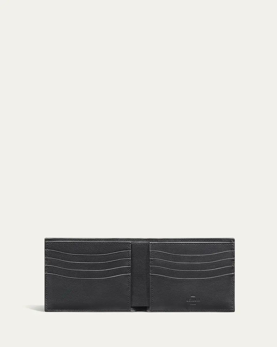 Berluti Men's Makore Scritto Leather Bifold Wallet | Thumbnail 3 Berluti Men's Makore Scritto Leather Bifold Wallet | Thumbnail 3
