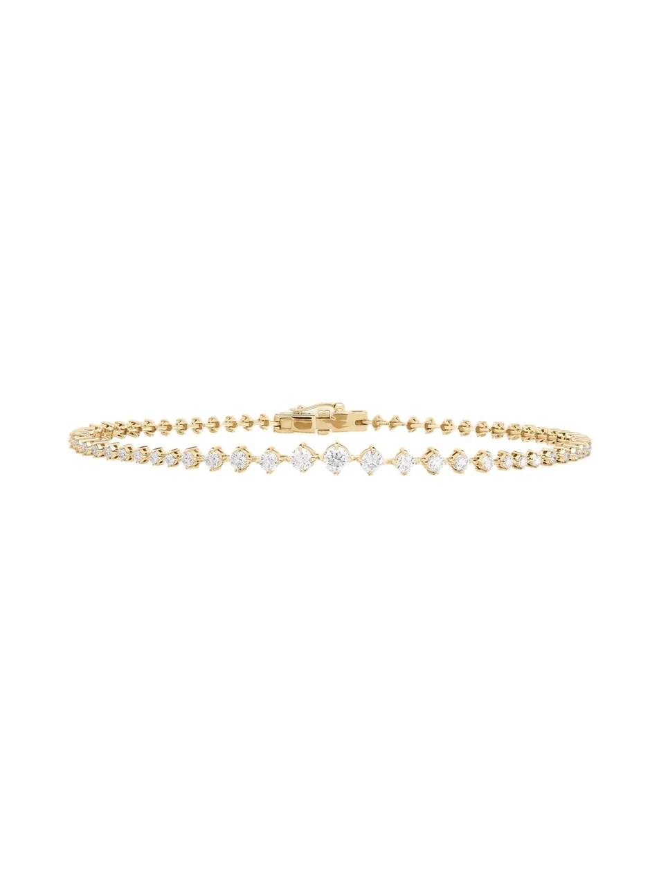 14K Gold Flawless Graduating Diamond Tennis Bracelet 14K Gold Flawless Graduating Diamond Tennis Bracelet