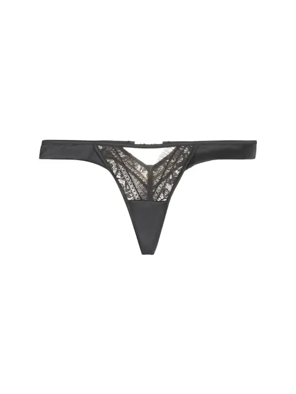 Batignolles Lace & Silk Satin G-String