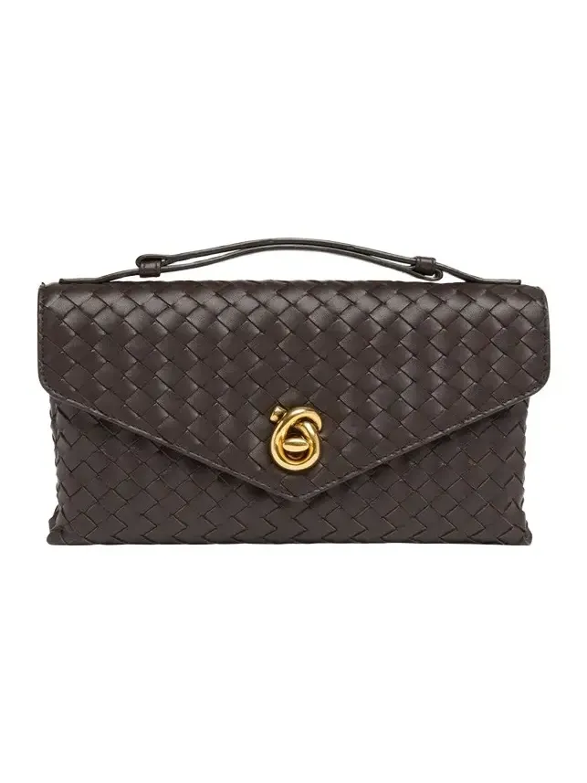 Knot Lock Leather Top-Handle Bag