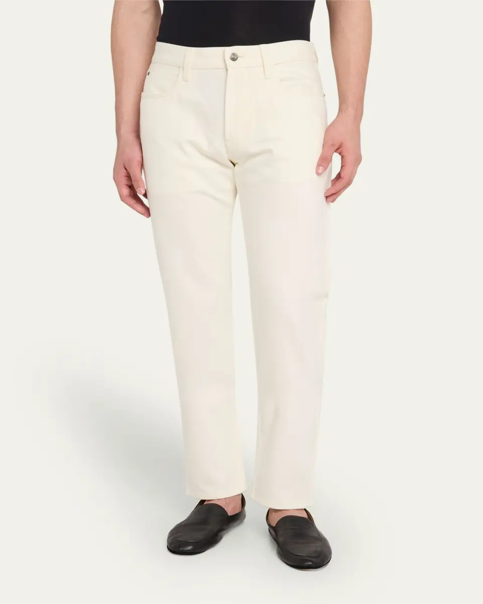 Loro Piana Men's Quarona Soft Denim Pants | Thumbnail 7 Loro Piana Men's Quarona Soft Denim Pants | Thumbnail 7