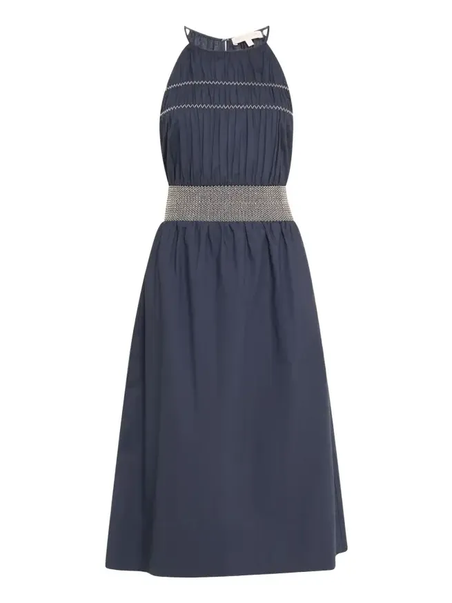 Ramy Brook Melanie High-Neck Midi Dress