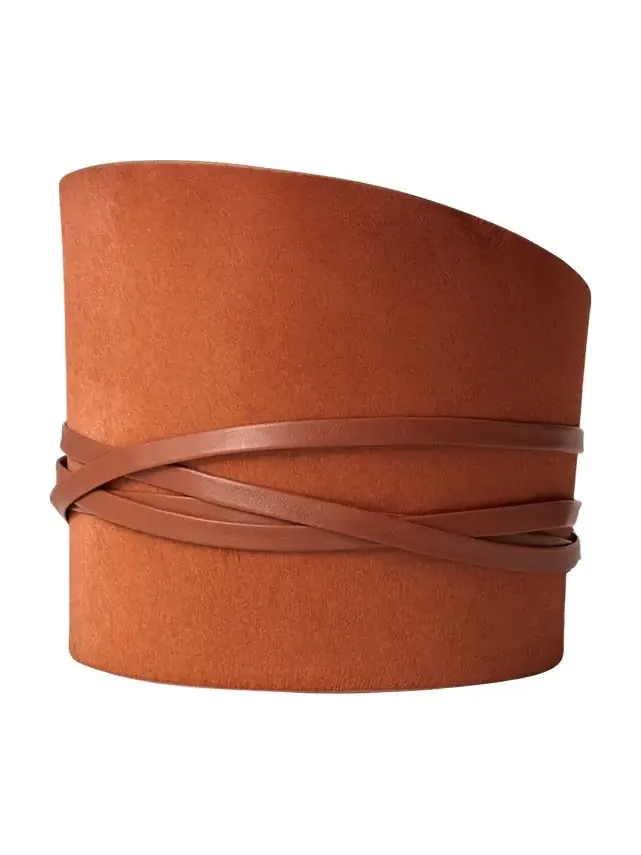 Déhanche Cavallino Calfskin Leather Corset
