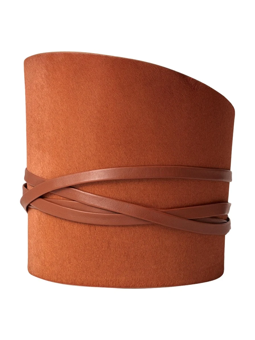 Déhanche Cavallino Calfskin Leather Corset