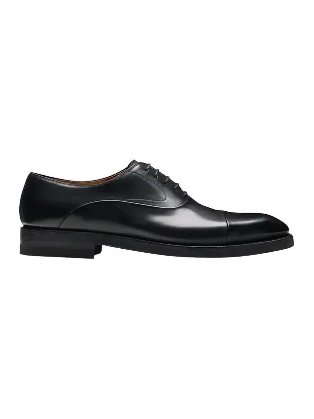 Men's Omega Cap-Toe Leather Oxfords