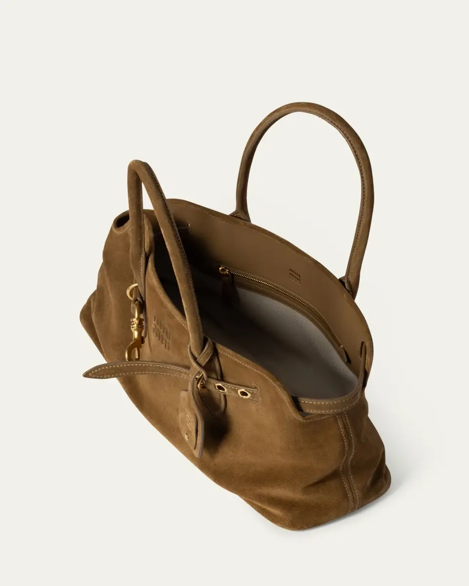 Miu Miu Aventure Suede Shoulder Bag | Thumbnail 9