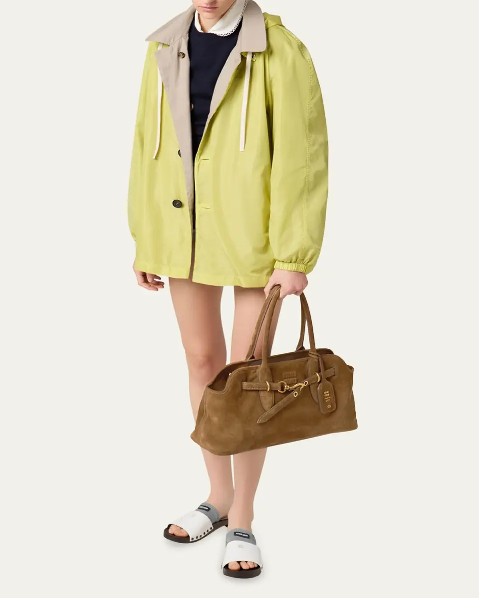 Miu Miu Aventure Suede Shoulder Bag | Thumbnail 10