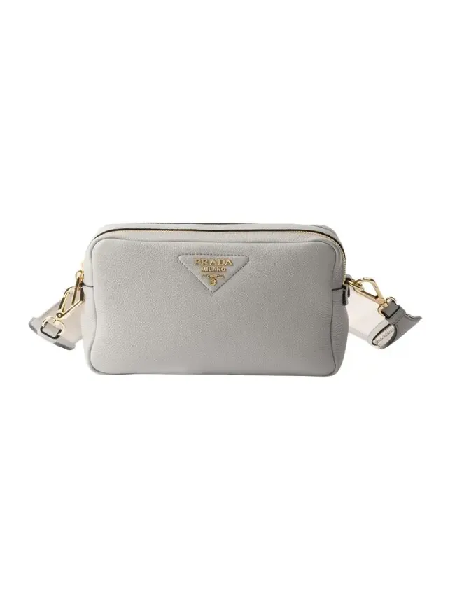 Prada Daino Soft Leather Camera Crossbody Bag