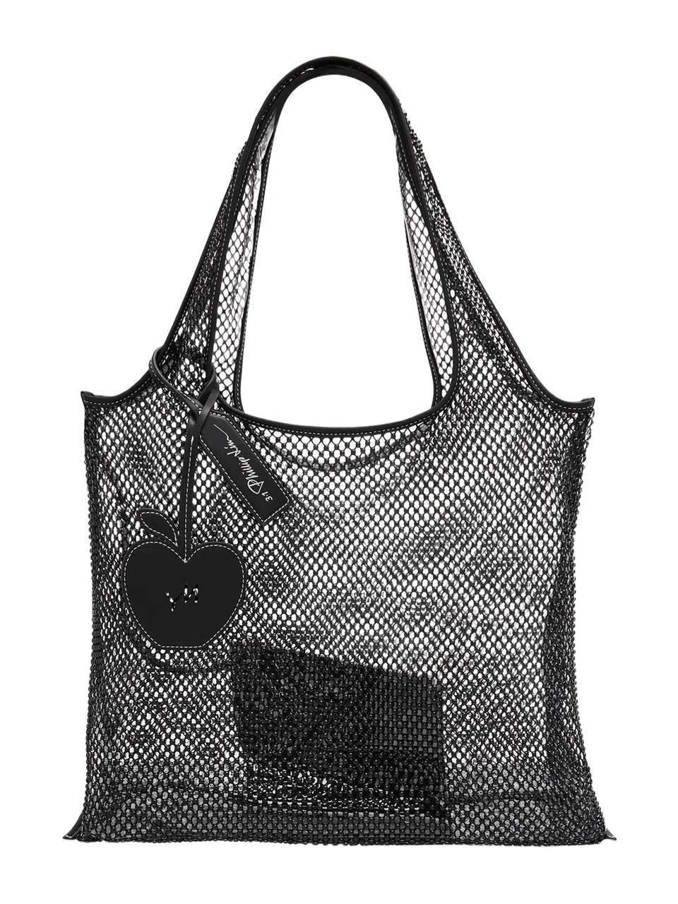 Embellished Mesh Market Tote Bag Embellished Mesh Market Tote Bag