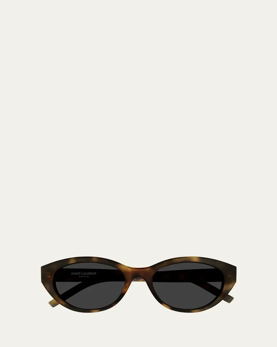 Saint Laurent Recycled Acetate Round Sunglasses | Thumbnail 4 Saint Laurent Recycled Acetate Round Sunglasses | Thumbnail 4