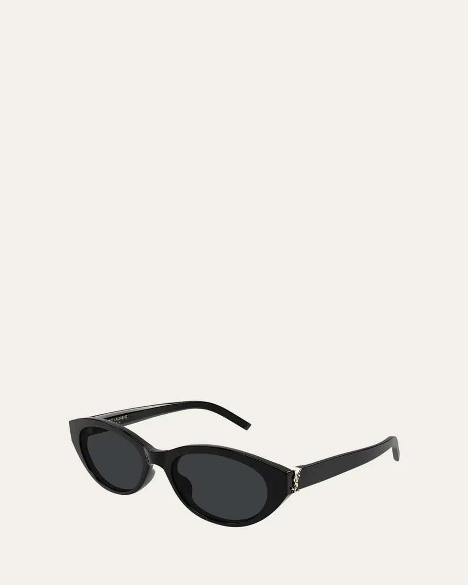 Saint Laurent Recycled Acetate Round Sunglasses | Thumbnail 6 Saint Laurent Recycled Acetate Round Sunglasses | Thumbnail 6