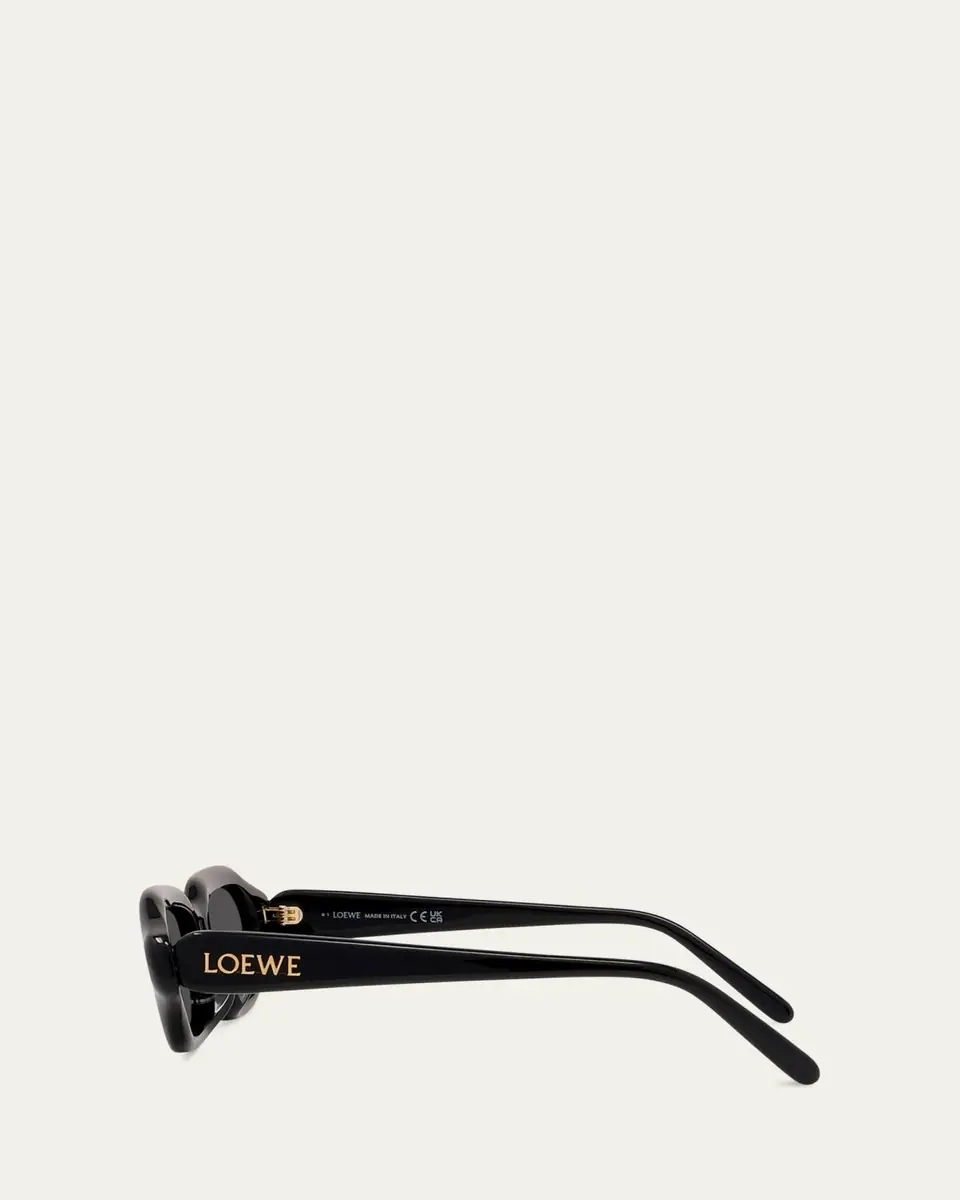 Loewe LW40157U Rectangle Acetate Sunglasses | Thumbnail 2 Loewe LW40157U Rectangle Acetate Sunglasses | Thumbnail 2