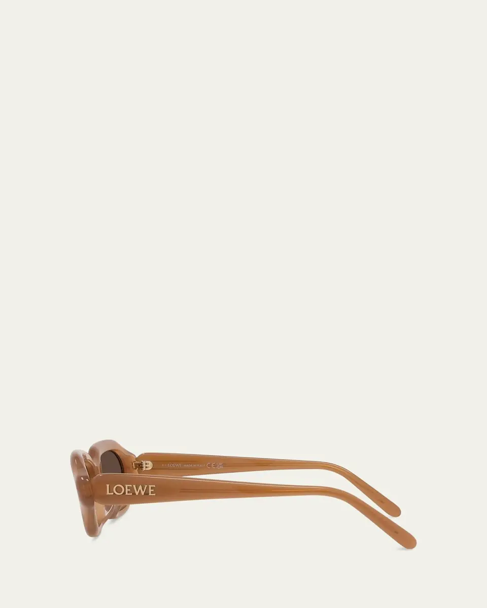 Loewe LW40157U Rectangle Acetate Sunglasses | Thumbnail 6 Loewe LW40157U Rectangle Acetate Sunglasses | Thumbnail 6