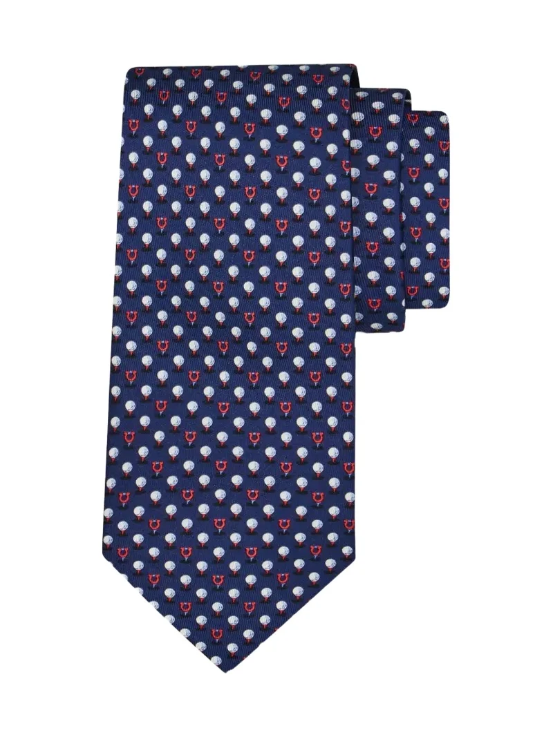 Ferragamo Men's Gancini Golf Tee Tie