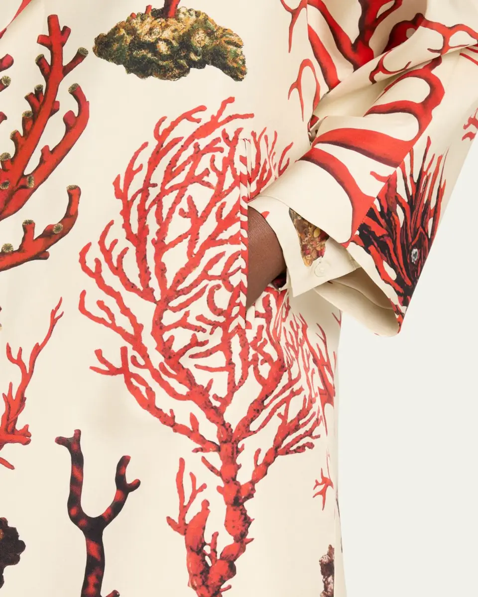 Libertine Venetian Coral Oversized Coat | Thumbnail 9