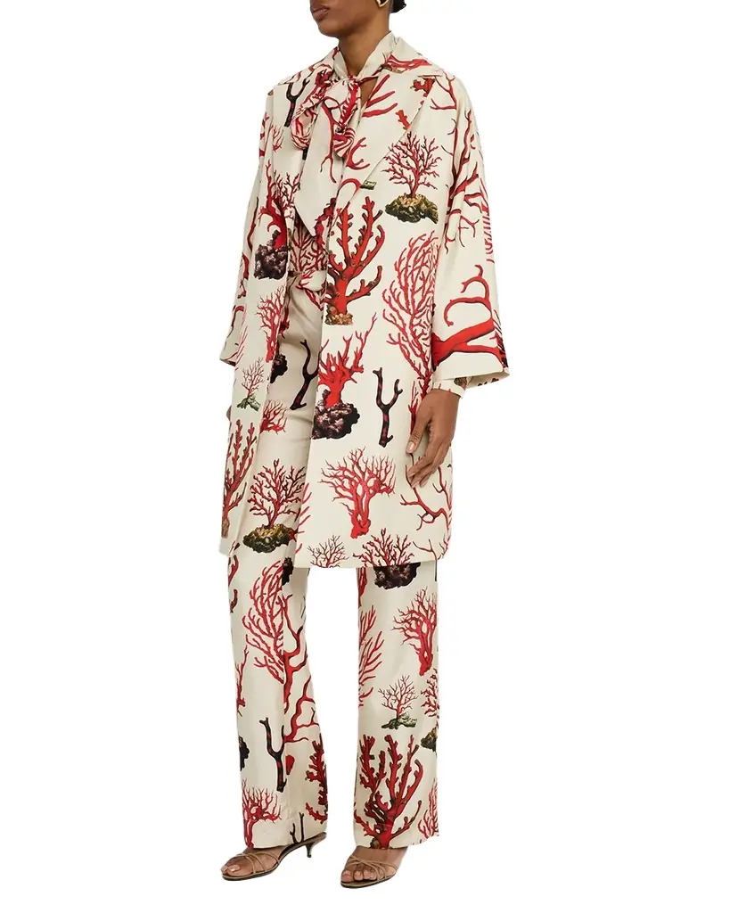 Libertine Venetian Coral Oversized Coat | Image 1 Libertine Venetian Coral Oversized Coat | Image 1