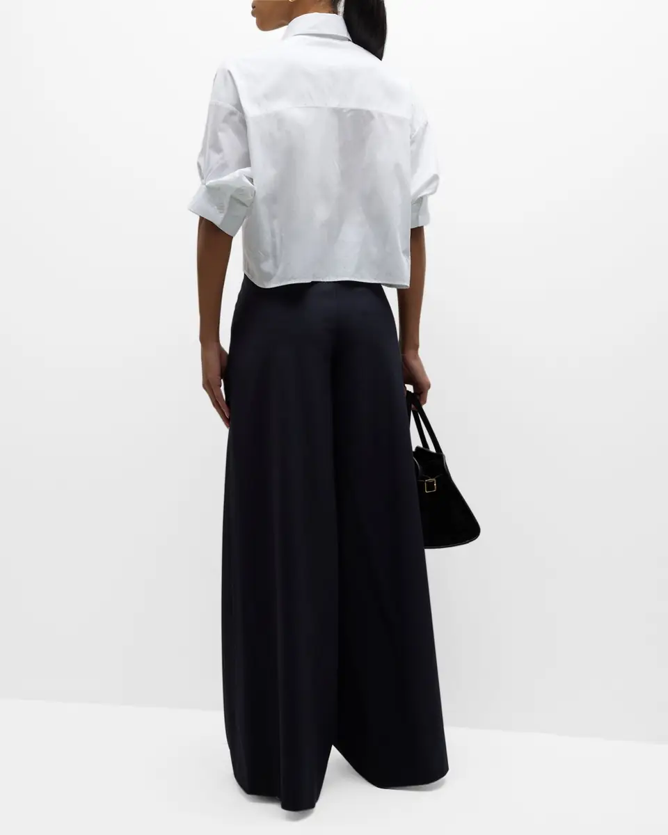 TWP Next Ex Cropped Shirt in Superfine Cotton | Thumbnail 23