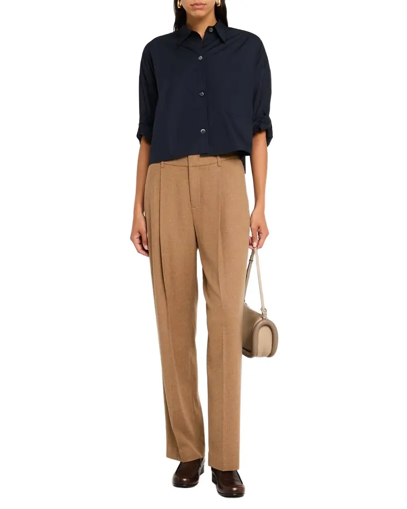 Next Ex Cropped Shirt in Superfine Cotton Next Ex Cropped Shirt in Superfine Cotton