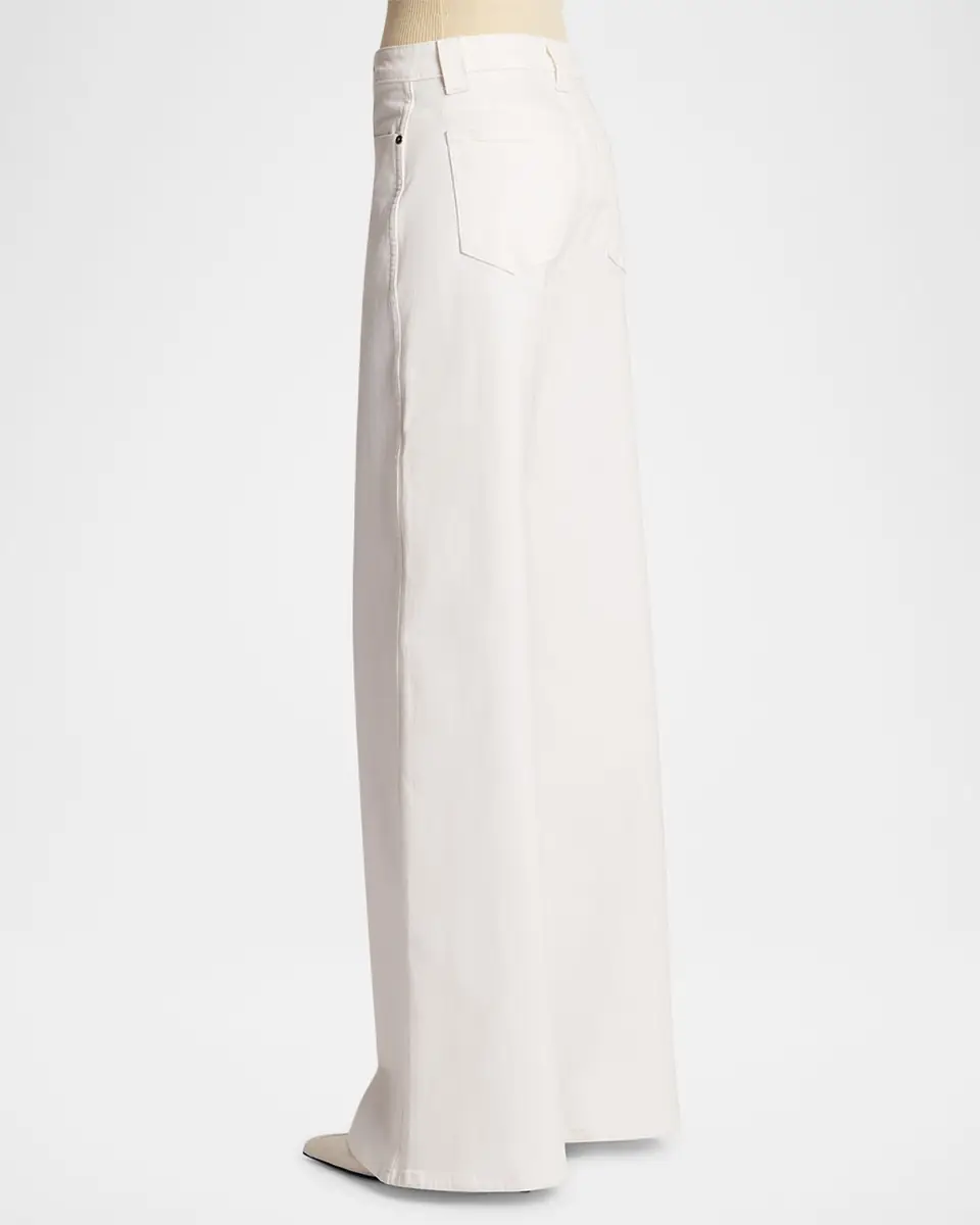 Khaite Dane Mid-Rise Wide-Leg Jeans | Thumbnail 3
