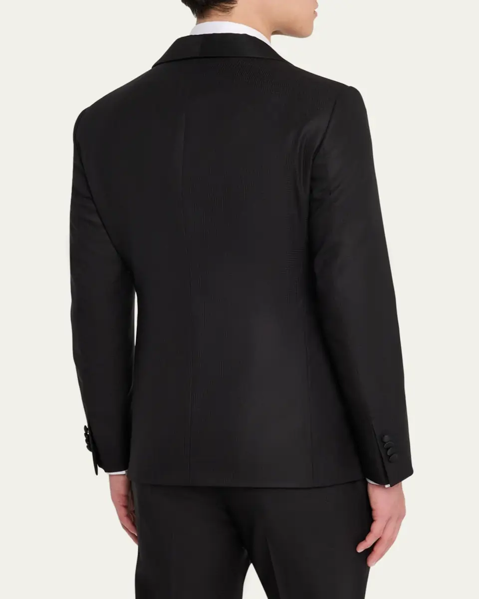Giorgio Armani Men's Smoking Soho Shawl-Collar Tuxedo | Thumbnail 5 Giorgio Armani Men's Smoking Soho Shawl-Collar Tuxedo | Thumbnail 5