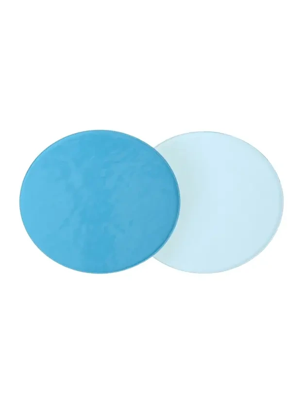 Von Gern Home Reversible Round Faux Patent Leather Placemat