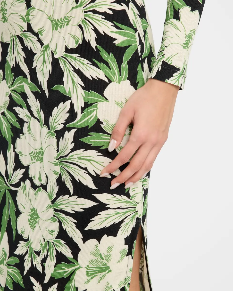 Loewe Floral Printed Mesh Tube Dress | Thumbnail 5