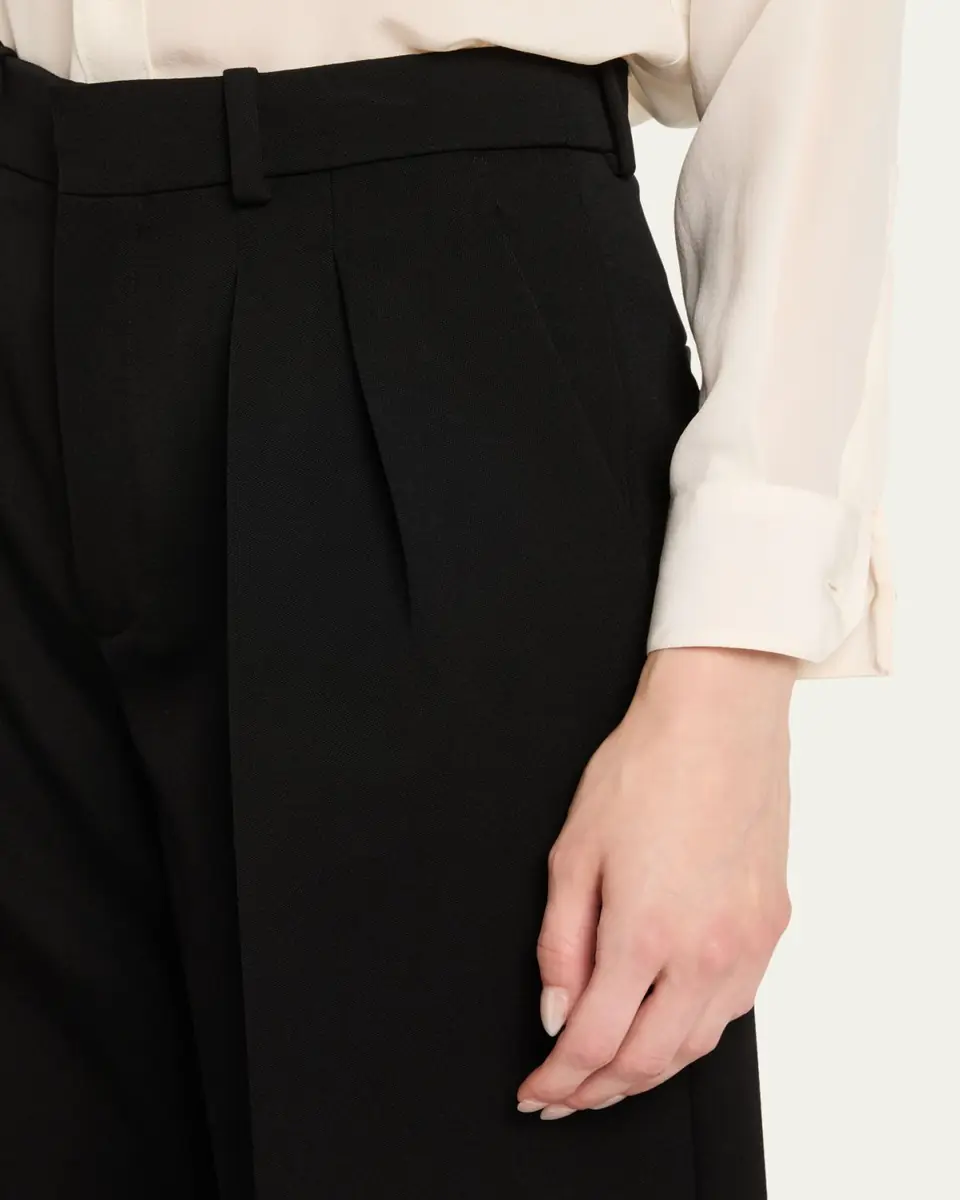Saint Laurent Pleated Tailored Bermuda Shorts | Thumbnail 5