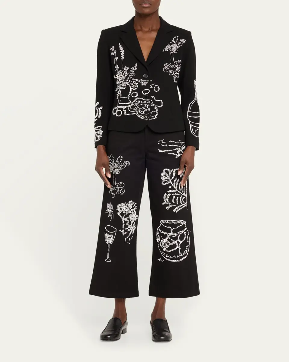 Libertine Still Life Crystal Clean Single-Breasted Short Jacket | Thumbnail 2 Libertine Still Life Crystal Clean Single-Breasted Short Jacket | Thumbnail 2