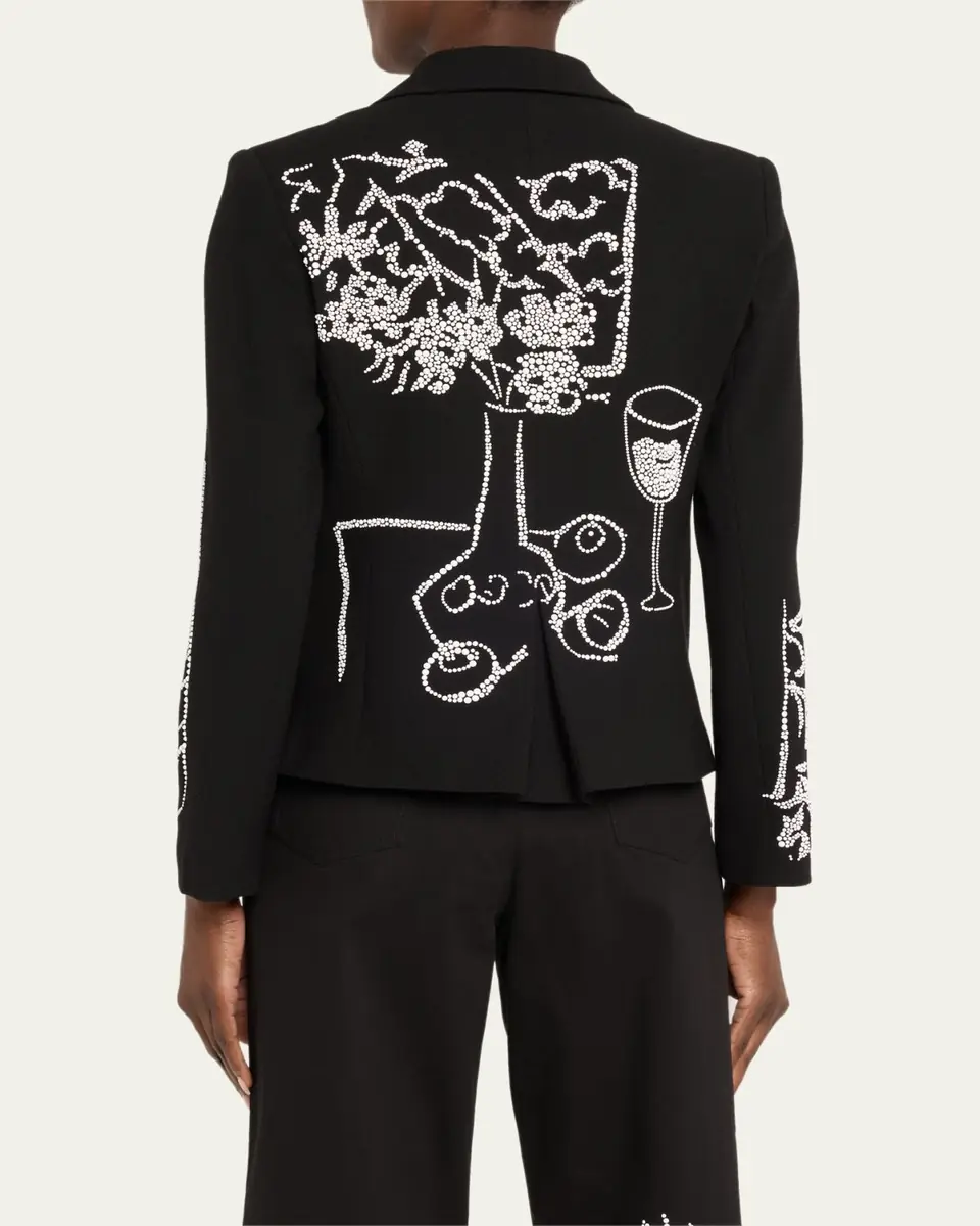 Libertine Still Life Crystal Clean Single-Breasted Short Jacket | Thumbnail 3 Libertine Still Life Crystal Clean Single-Breasted Short Jacket | Thumbnail 3