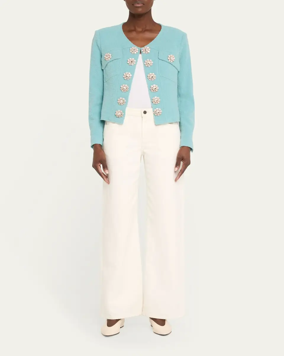 Libertine Aqua Boucle Heart Jacket | Thumbnail 2