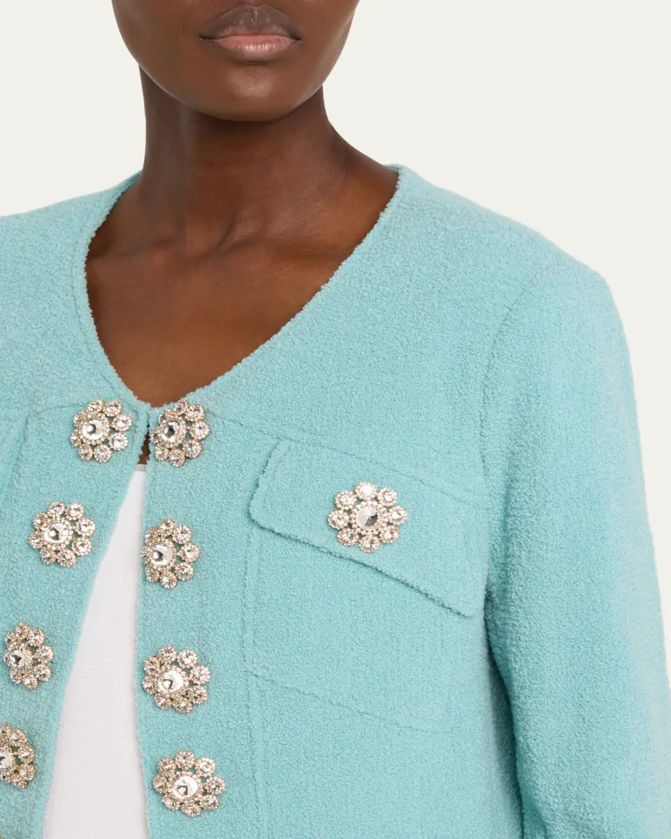 Libertine Aqua Boucle Heart Jacket | Thumbnail 5