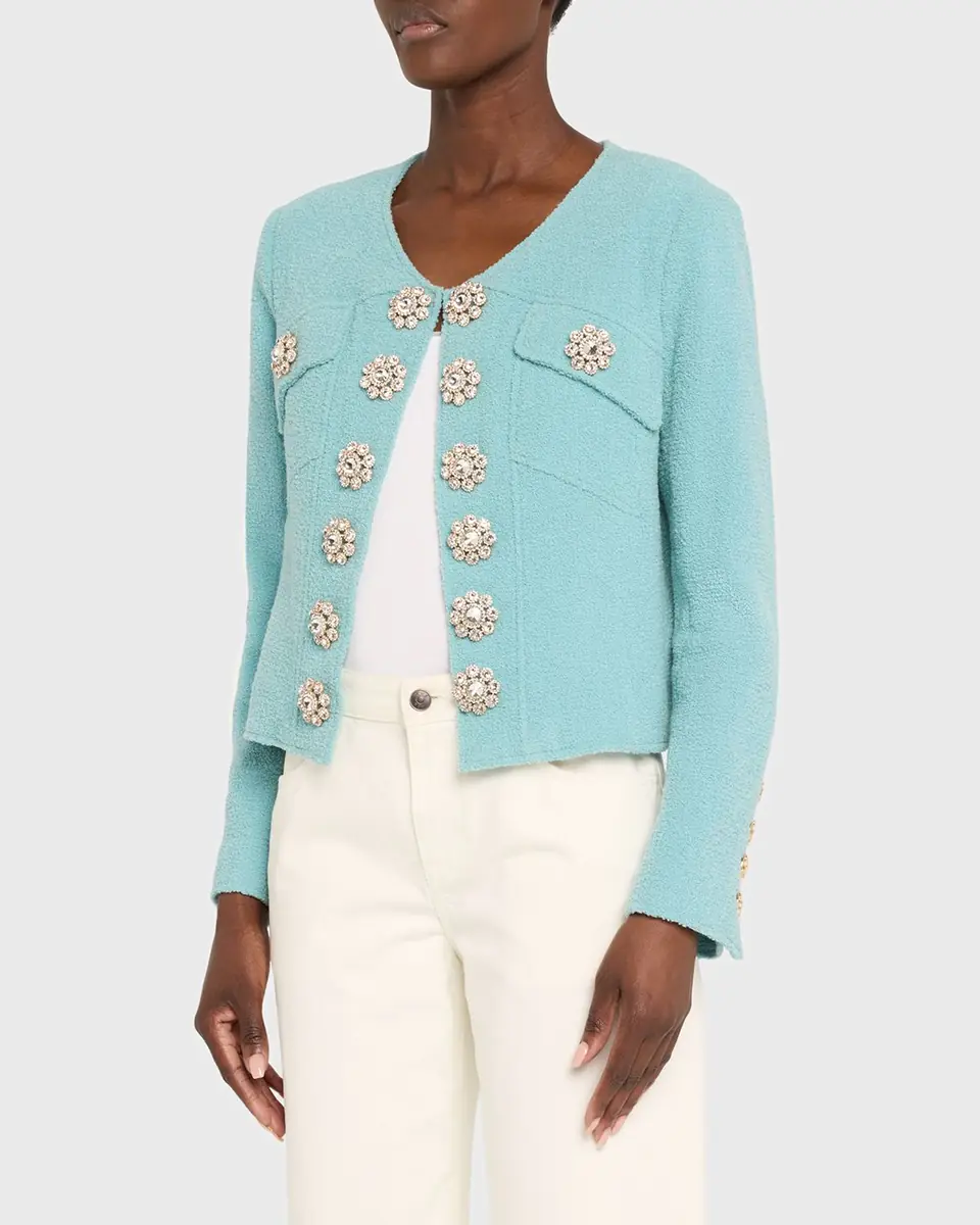 Libertine Aqua Boucle Heart Jacket | Thumbnail 8