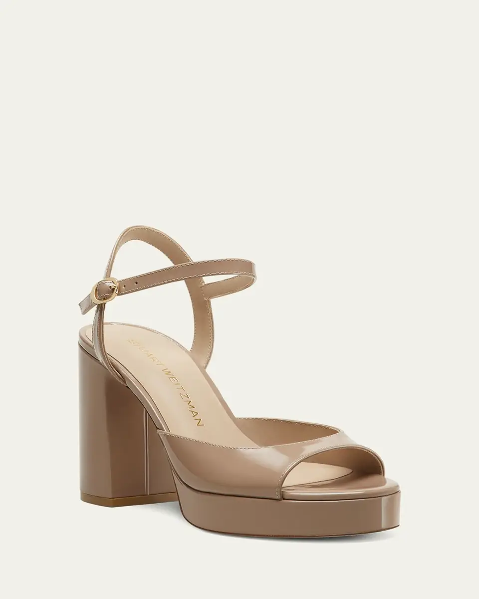 Stuart Weitzman Dayna II Leather Platform Sandals | Thumbnail 2