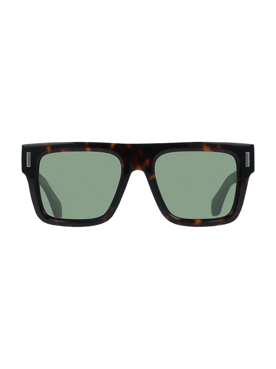 Ferragamo Men's Rivets Acetate Square Sunglasses