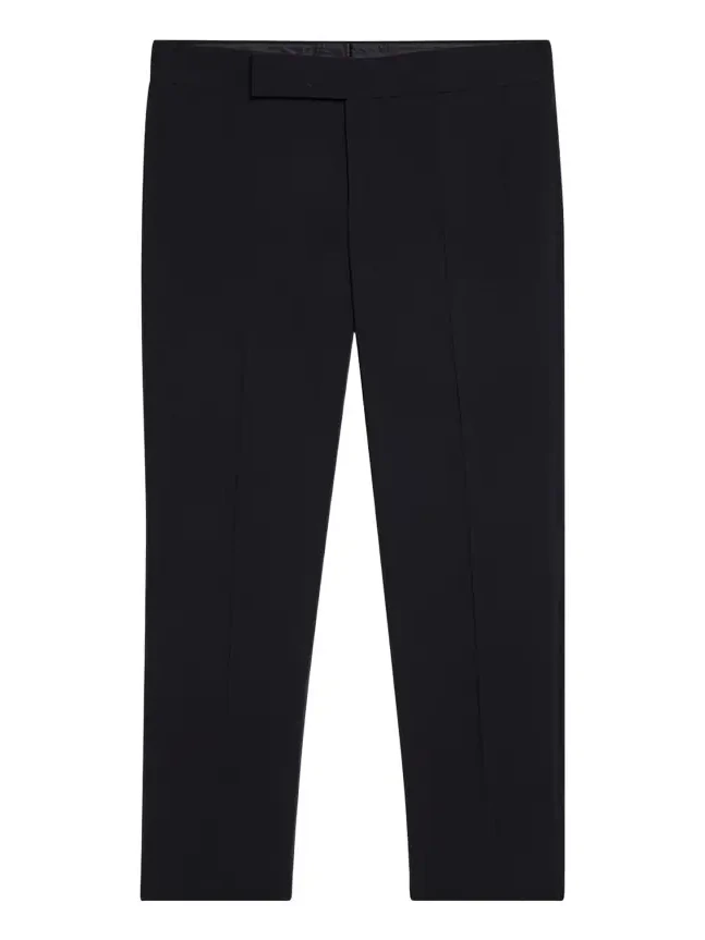 Men's Flat-Front Creased Trousers