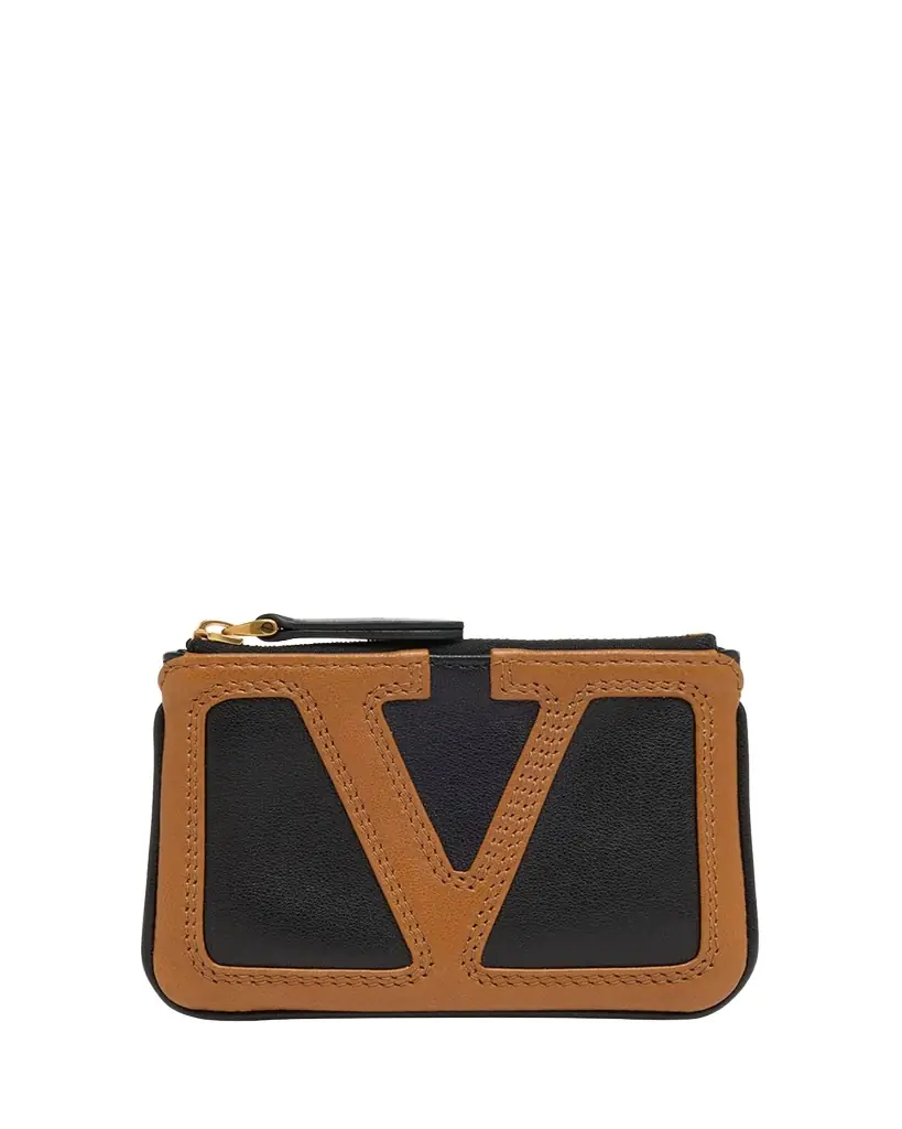 Valentino Garavani Viva Superstar Leather Card Case | Image 1 Valentino Garavani Viva Superstar Leather Card Case | Image 1