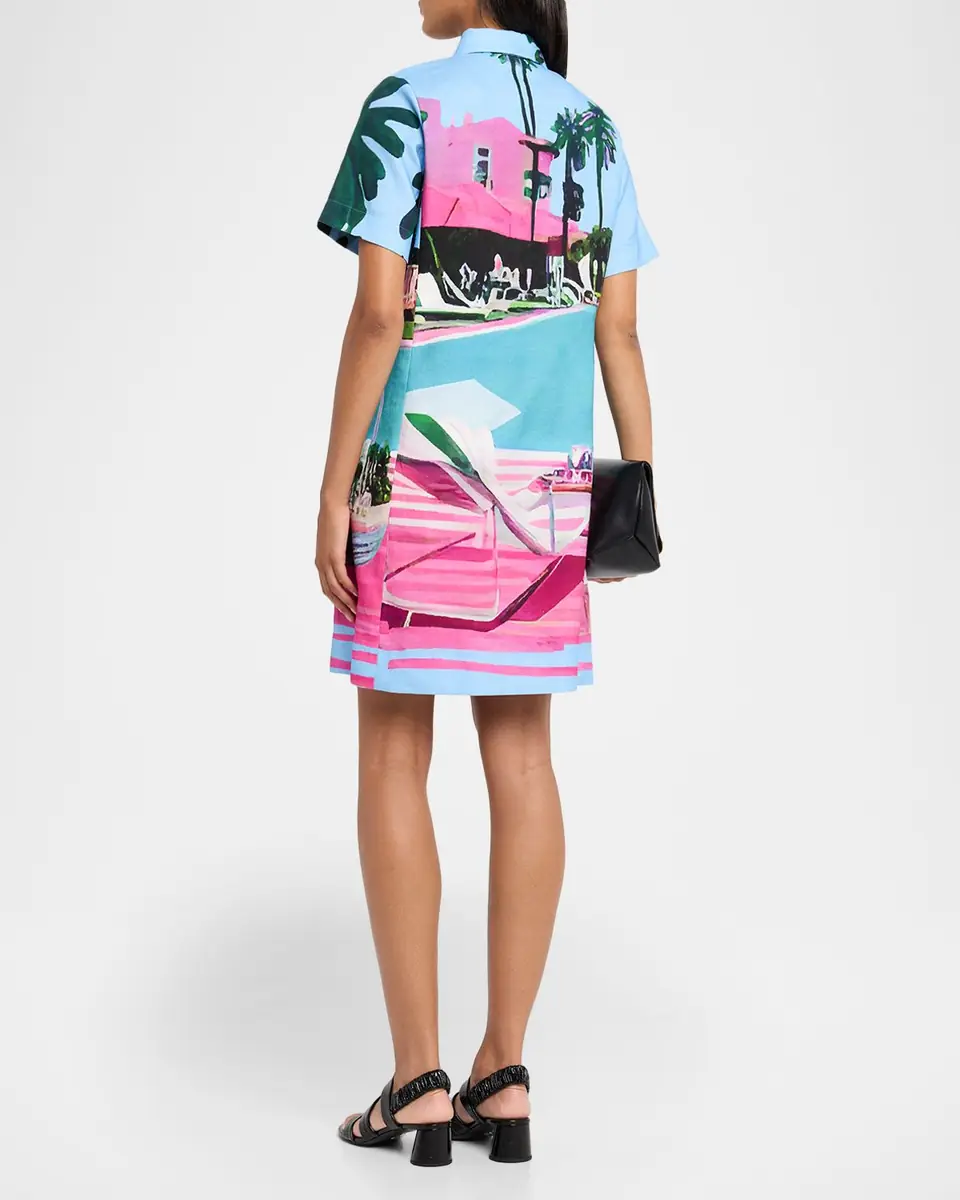 Libertine Poolside Preppy Short-Sleeve Mini Polo Dress | Thumbnail 2 Libertine Poolside Preppy Short-Sleeve Mini Polo Dress | Thumbnail 2