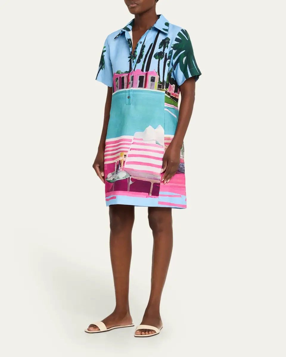 Libertine Poolside Preppy Short-Sleeve Mini Polo Dress | Thumbnail 8 Libertine Poolside Preppy Short-Sleeve Mini Polo Dress | Thumbnail 8