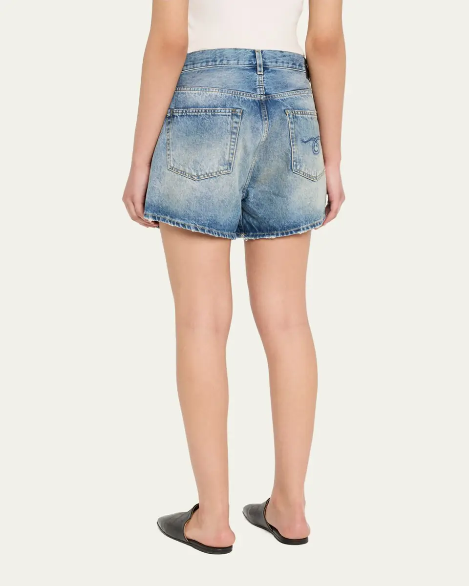 R13 Crossover Denim Shorts | Thumbnail 3 R13 Crossover Denim Shorts | Thumbnail 3