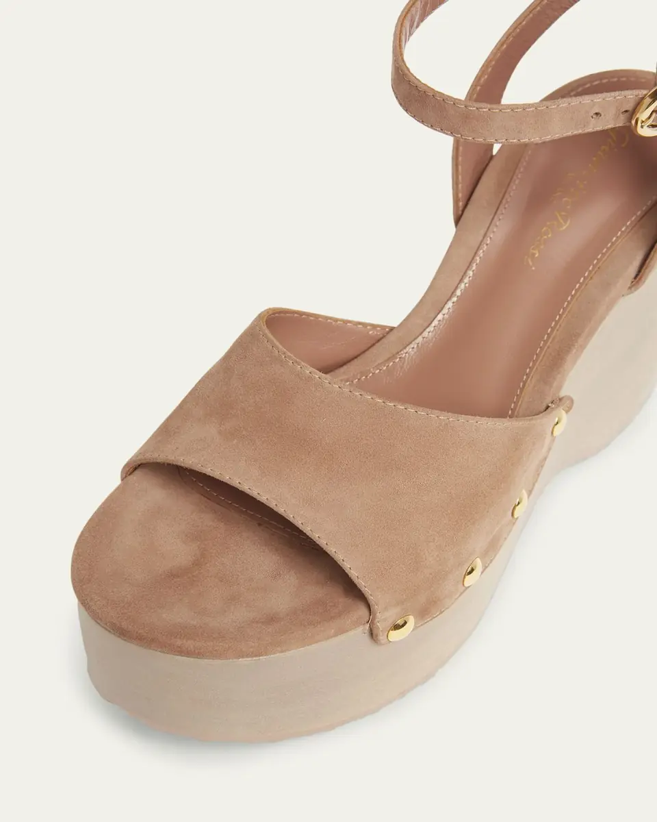 Gianvito Rossi Suede Ankle-Strap Platform Sandals | Thumbnail 11 Gianvito Rossi Suede Ankle-Strap Platform Sandals | Thumbnail 11