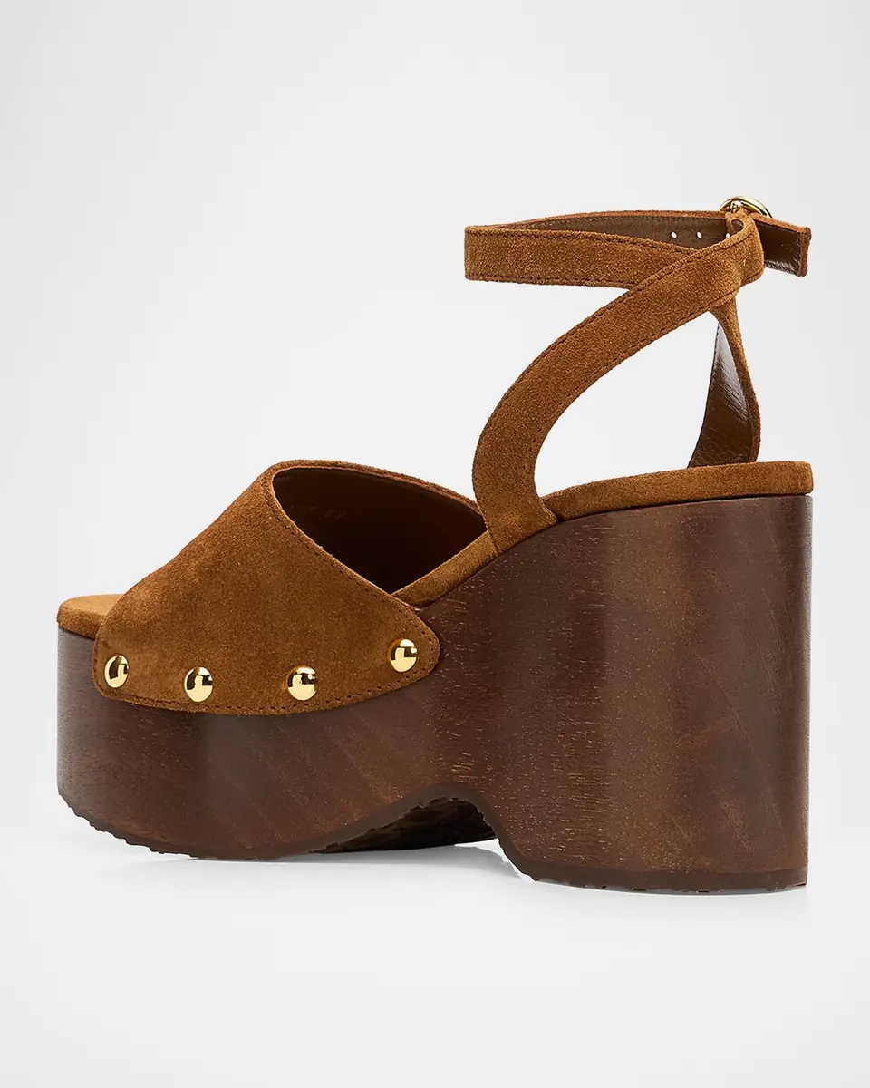 Gianvito Rossi Suede Ankle-Strap Platform Sandals | Thumbnail 19 Gianvito Rossi Suede Ankle-Strap Platform Sandals | Thumbnail 19