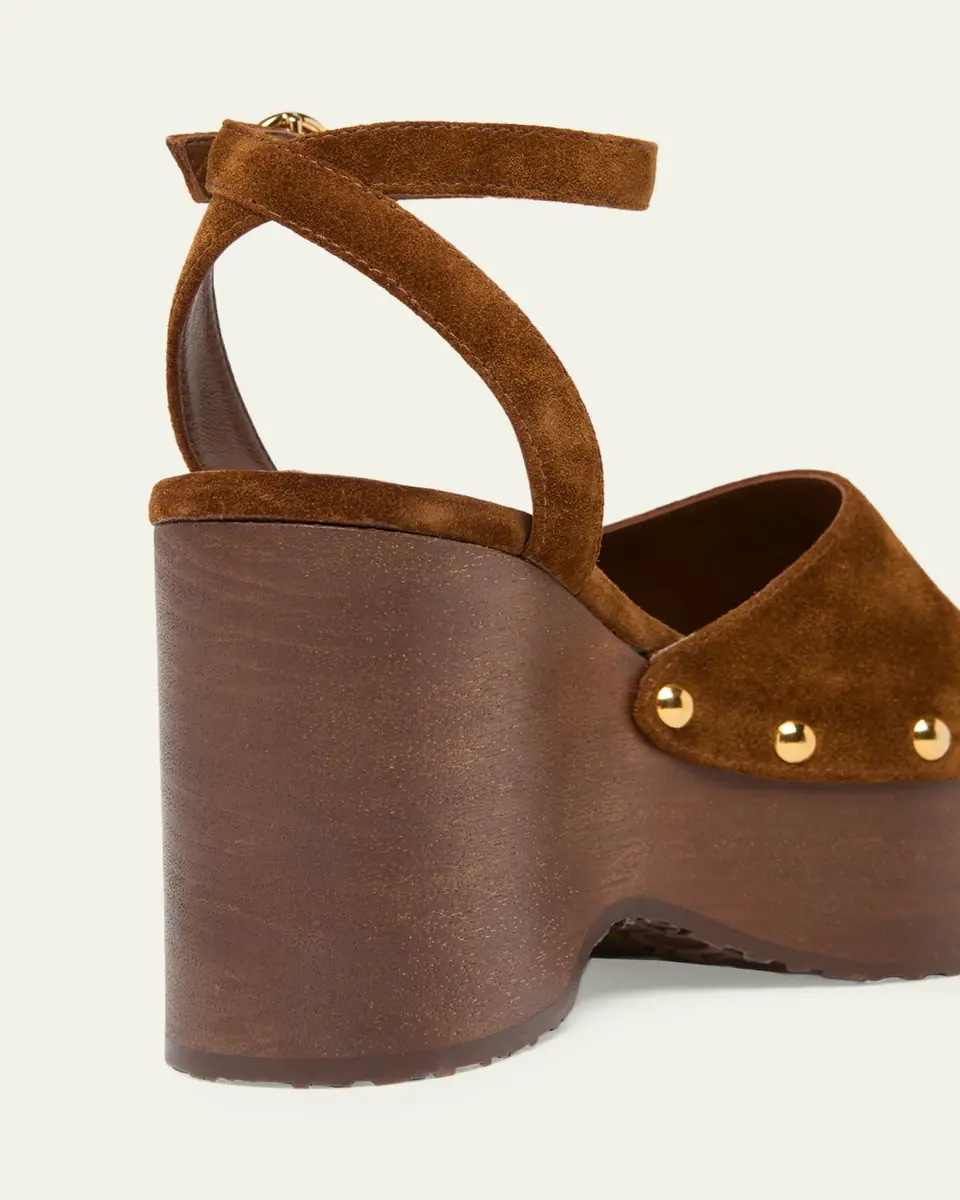 Gianvito Rossi Suede Ankle-Strap Platform Sandals | Thumbnail 8 Gianvito Rossi Suede Ankle-Strap Platform Sandals | Thumbnail 8