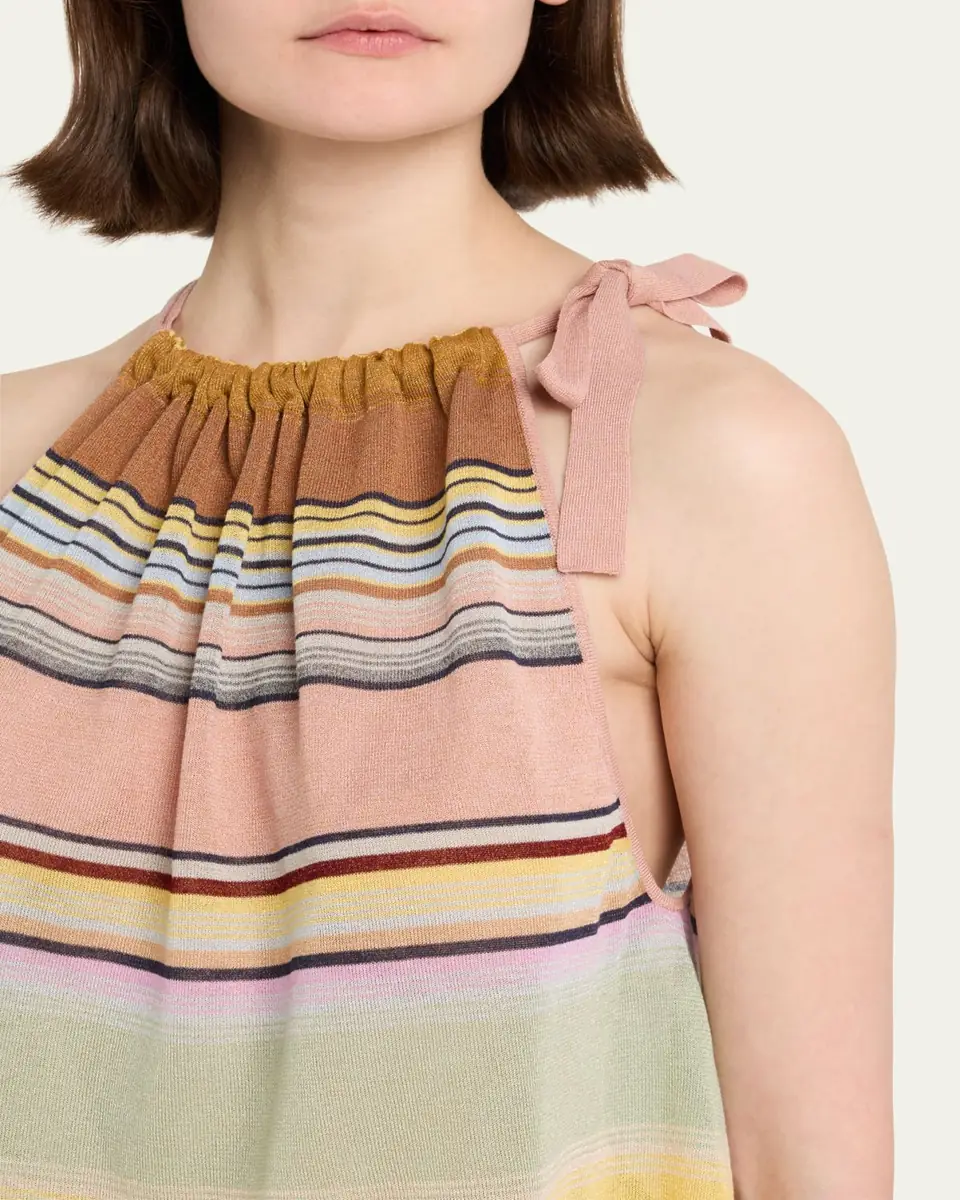 Zimmermann Coco Stripe Halter Top | Thumbnail 5 Zimmermann Coco Stripe Halter Top | Thumbnail 5