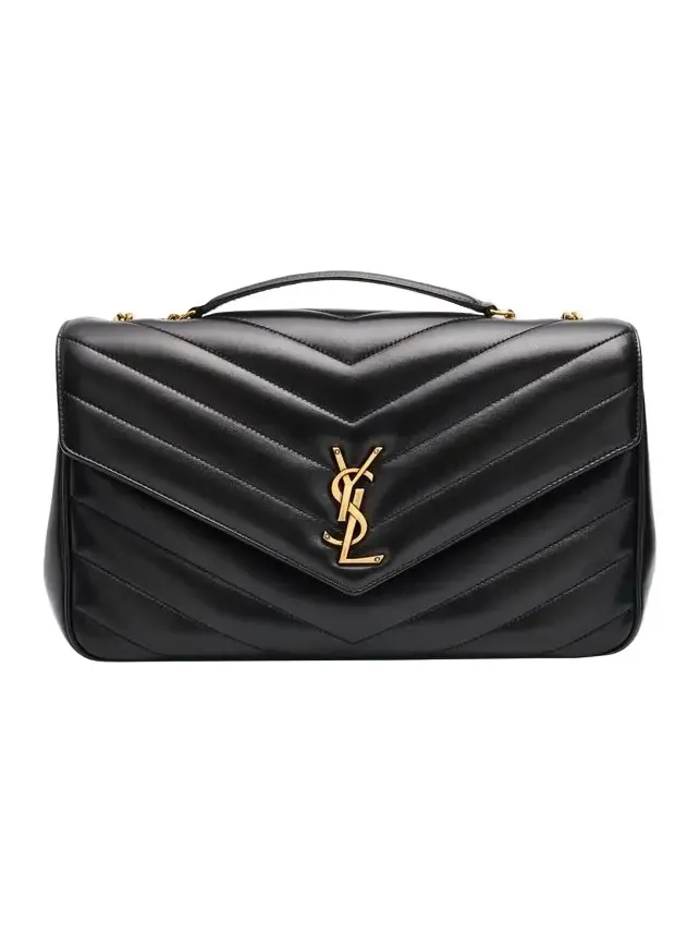Loulou Large YSL Chain Shoulder Bag in Quilted Leather