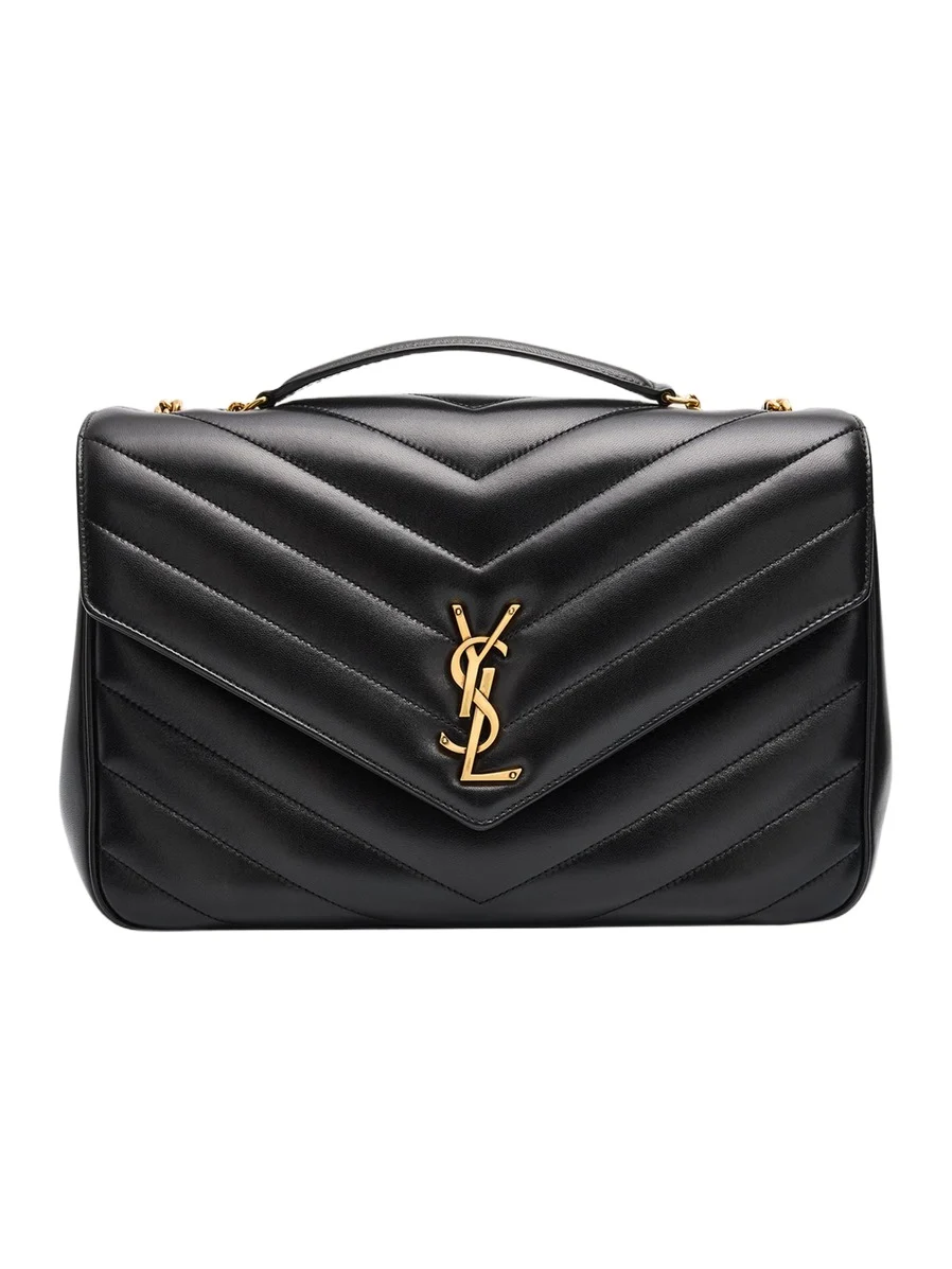 Loulou Large YSL Chain Shoulder Bag in Quilted Leather Loulou Large YSL Chain Shoulder Bag in Quilted Leather
