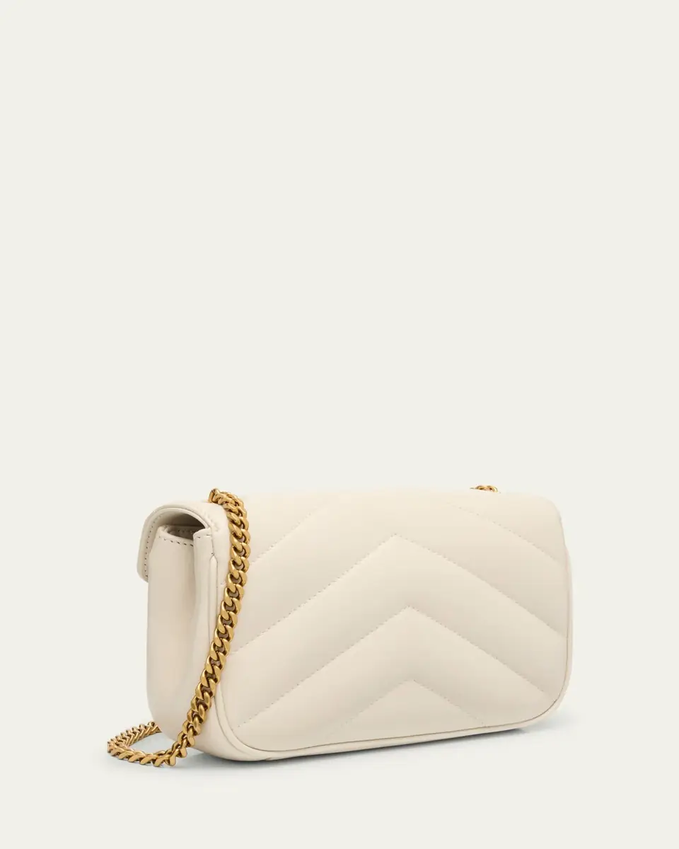 Saint Laurent Loulou Mini YSL Chain Crossbody Bag in Quilted Leather | Thumbnail 13 Saint Laurent Loulou Mini YSL Chain Crossbody Bag in Quilted Leather | Thumbnail 13