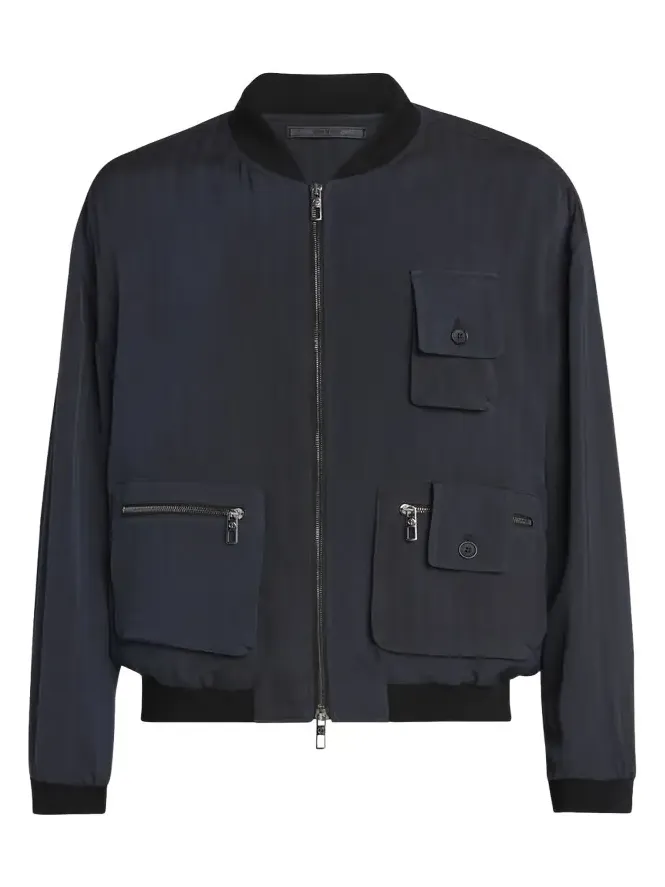 Men's Chevron Utility Bomber Jacket