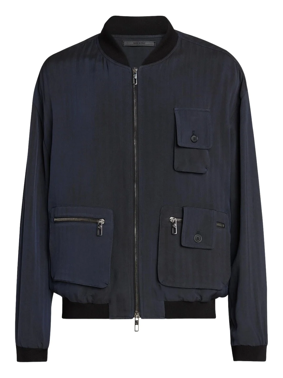 Men's Chevron Utility Bomber Jacket Men's Chevron Utility Bomber Jacket