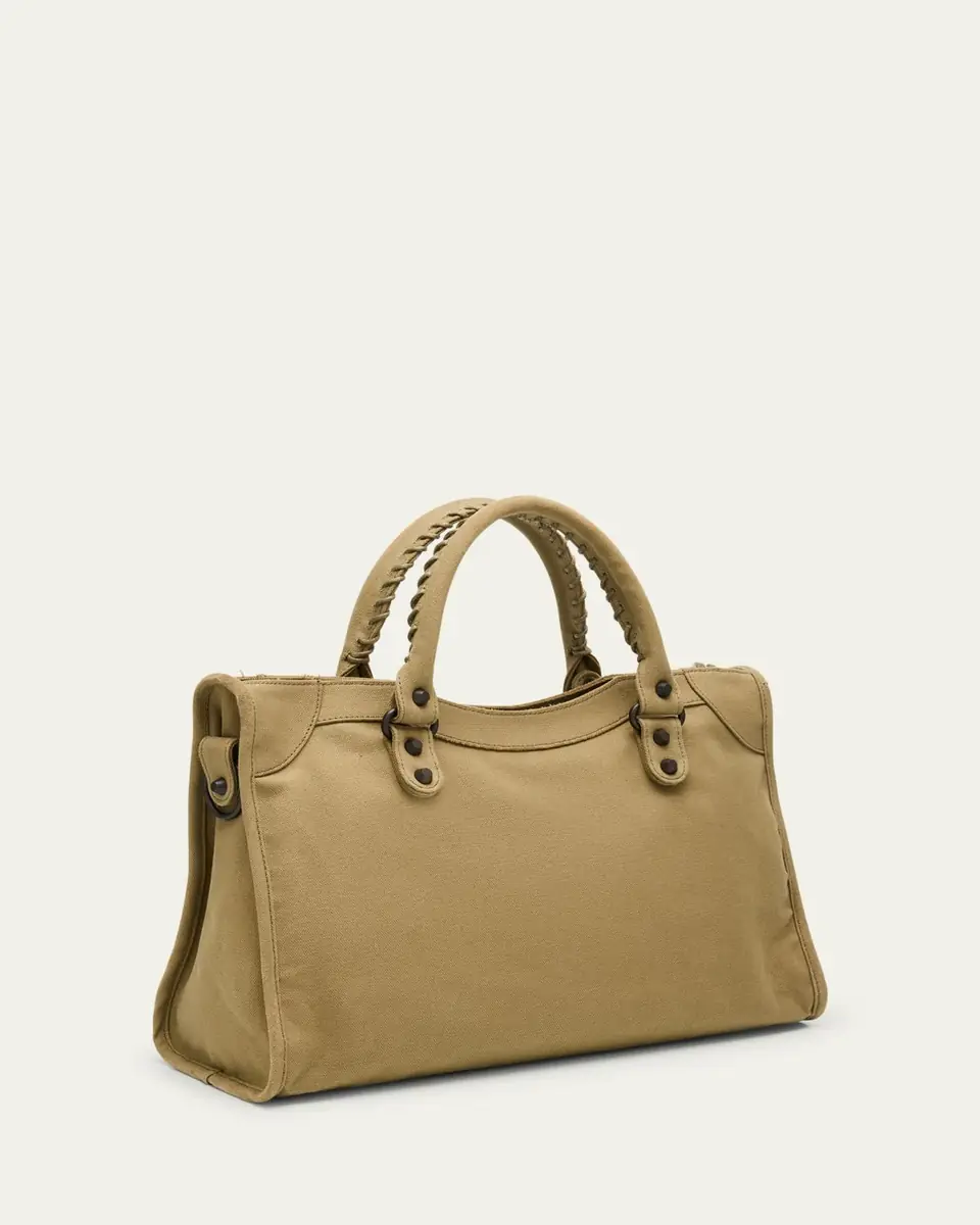 Balenciaga Le City Medium Canvas Top-Handle Bag | Thumbnail 3