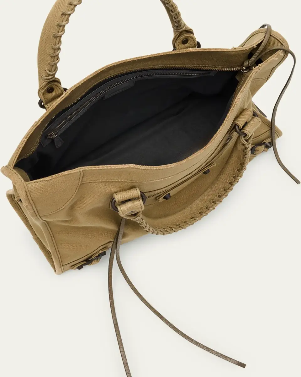 Balenciaga Le City Medium Canvas Top-Handle Bag | Thumbnail 4